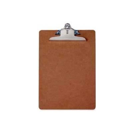 SAUNDERS MFG Saunders Recycled Hardboard Clipboard, Letter Size, 8-1/2" x 12", Brown 5612